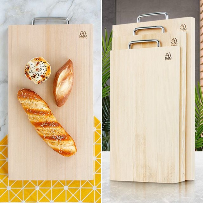 주방도마 햄락미송양면도마 업소용 가정용 나무 원목 식당 보관, 중, 본상품선택