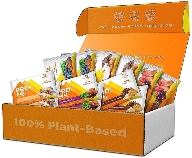 PROBAR 식사대용 바 초콜릿 코코넛 비GMO 글루텐 프리 유기농 인증 건강 식물 기반 천연 식품 성분 천연 에너지원 85g(3 온스) 12개입, 베스트 셀러 버라이어티 팩 - 쿠팡