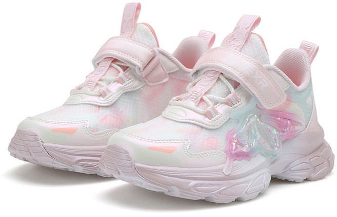 에스마켓 S마켓 이엑스알 EXR BUTTERFLY BD5KD1BUT1 WPK LPM 버터플라이 가벼운 쿠션좋은 신기편한 주니어 키즈 아동 신발 벨크로 찍찍이 슈즈