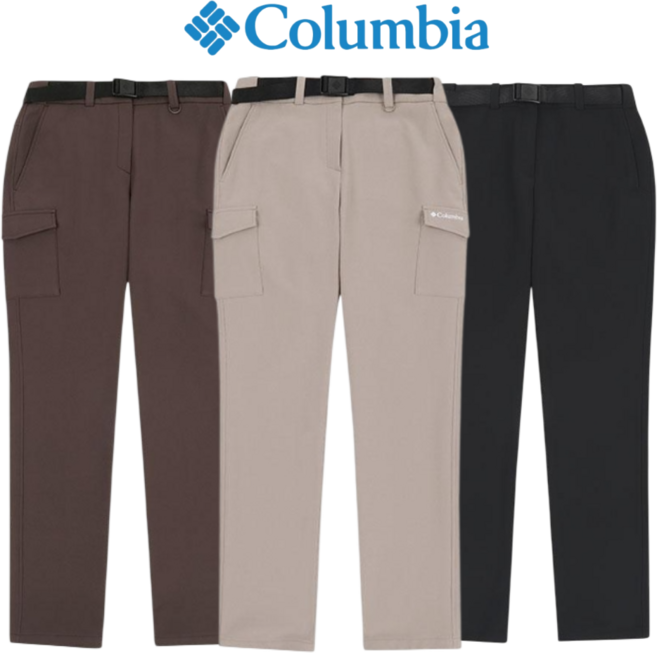 [매장발송] 컬럼비아 여성 바지 겨울 기모 골프 캠핑 건설현장 택배배달 작업복 조경 작업복 주말농장