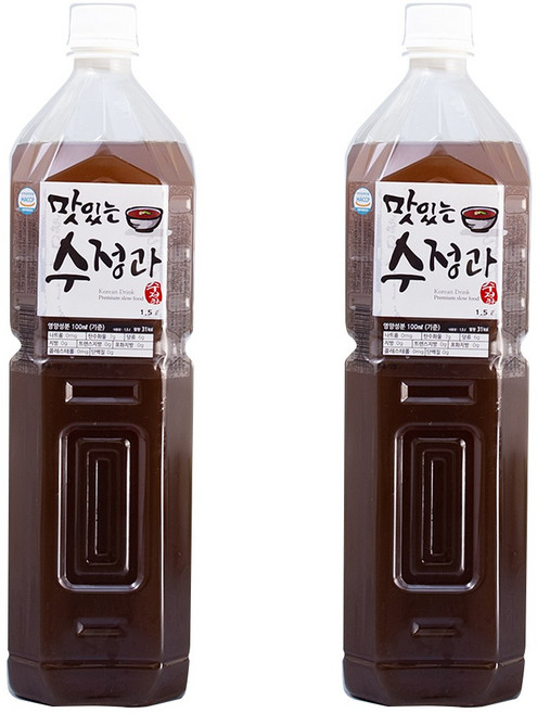 맛있는 수정과 1.5L x 2개입 무방부제, 2개