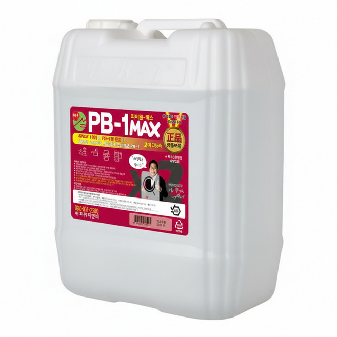 피비원 맥스 PB-1 2배강한 고농축 다목적세정제 20kg(말통), 1개