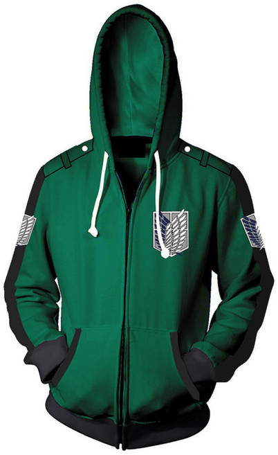 진격의 거인 자유의 날개 후드 스웨트 셔츠 재킷 간절기 남녀공용