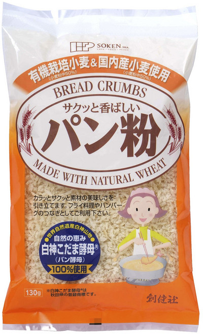 소켄샤 바삭하고 향기로운 빵가루, 1개, 130g