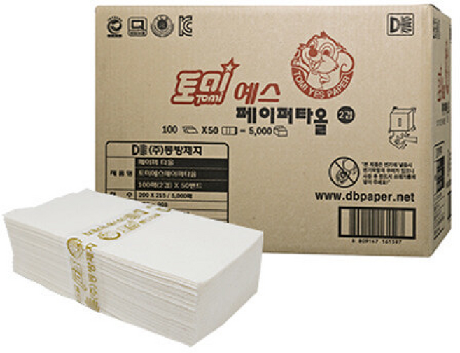 동방제지 예스 페이퍼타올 핸드타올 타월 2겹 절약형, 1개, 1개입