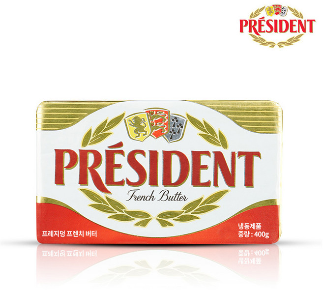 [아이스박스무료] 프레지덩 무염 프랑스산 버터 400G[냉동], 400g, 4개