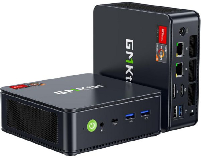 GMKtec 게이밍 미니 PC 라이젠 7640HS 6800H 6800U 대비 성능 16GB DDR5 512GB NVMe SSD 듀얼 NIC LAN 2.5GbE WiFi 6E B, 16GB+512GB I 7640HS
