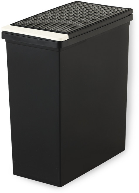가정용 재활용 분리수거함 40L 45L 50L 휴지통 상업용 쓰레기통 업소용, 블랙, 베이직팝업 45L, 1개