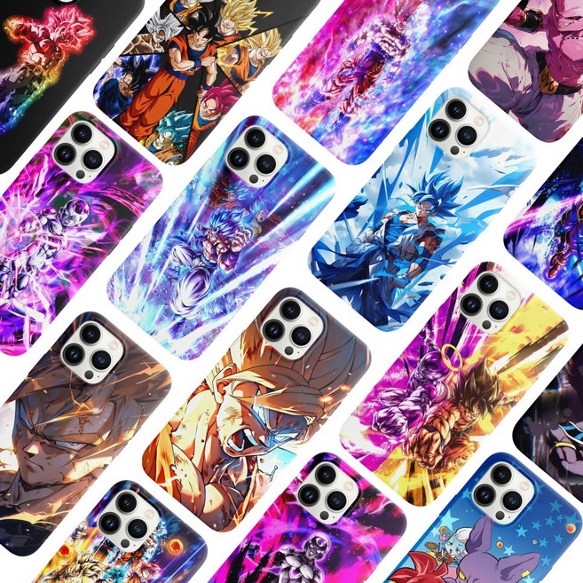 갤럭시 X커버5 춘식이폰 신비키즈폰3 드래곤볼 하드 케이스 손오공 마인부우 프리저 셀