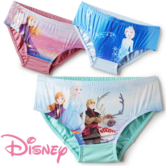 디즈니 겨울왕국의모험 아동팬티 3매세트 여아팬티 아동속옷 여아속옷