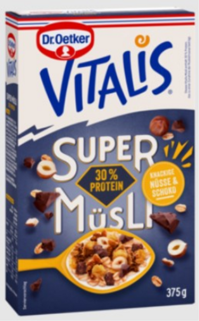 닥터 외트커 비탈리스 프로테인 슈퍼 뮤즐리, 375g, 1개