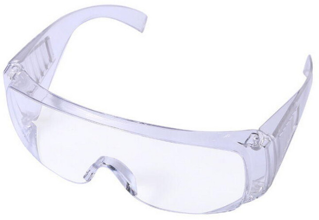 護目鏡 安全防護鏡 防風沙防塵安全眼鏡, 1個, 透明