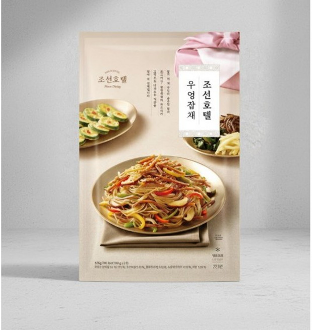 조선호텔 우엉잡채(2봉) 냉동간편요리 든든한한끼 집밥대용