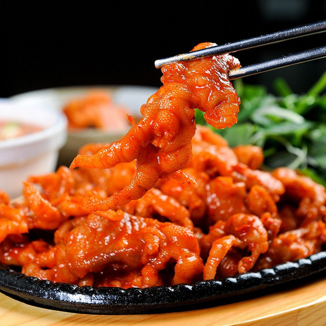 유진푸드 무뼈 불닭발 230g 매운닭발 직화구이 간편식, 1개