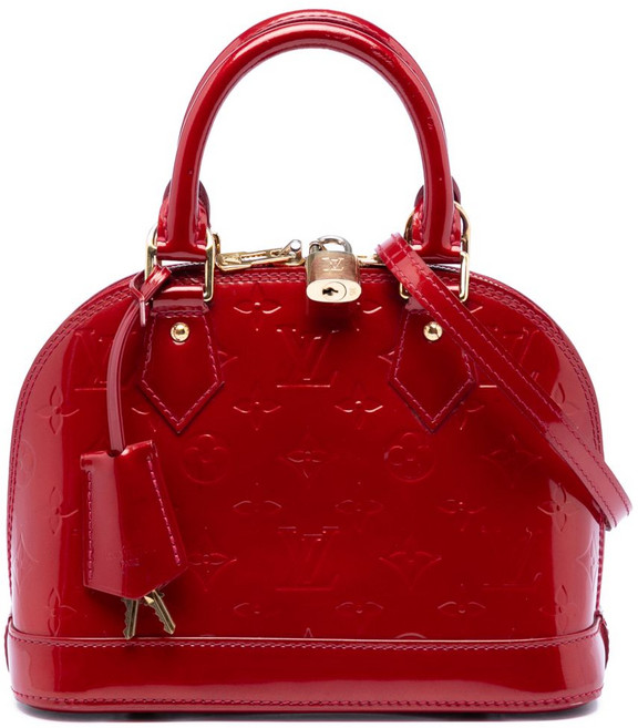 루이 비통 중고 2010-2025 모노그램 베르니 알마 BB 사첼 백