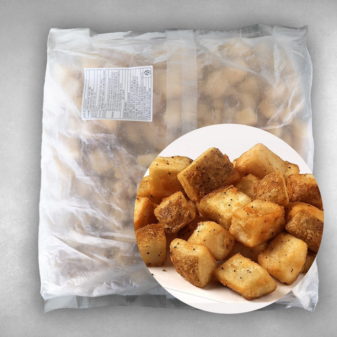 램웨스턴 크리스피큐브 2.72kg 1개 냉동 양념다이스 큐브감자 냉동감자