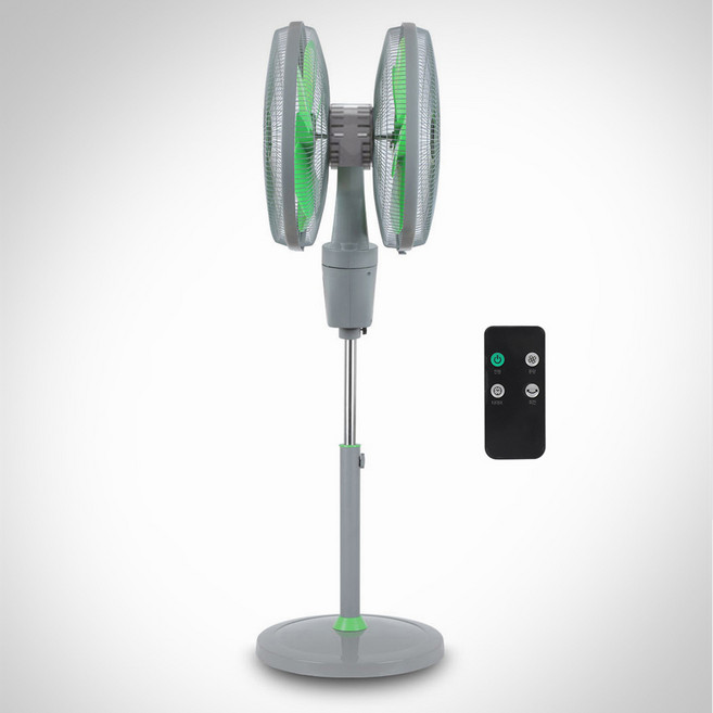 대형 22인치 360도 회전 더블헤드 양방향 양면 스탠드 선풍기