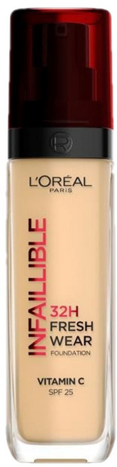 로레알 인펠로블 130 트루 베이지 리퀴드 파운데이션 30ml LOreal Infallible 32 Hour Foundation, 1개