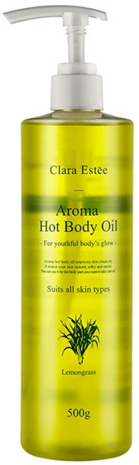 클라라 에스테 핫 바디 오일 아로마 핫오일 슬리밍, 1개, 500g