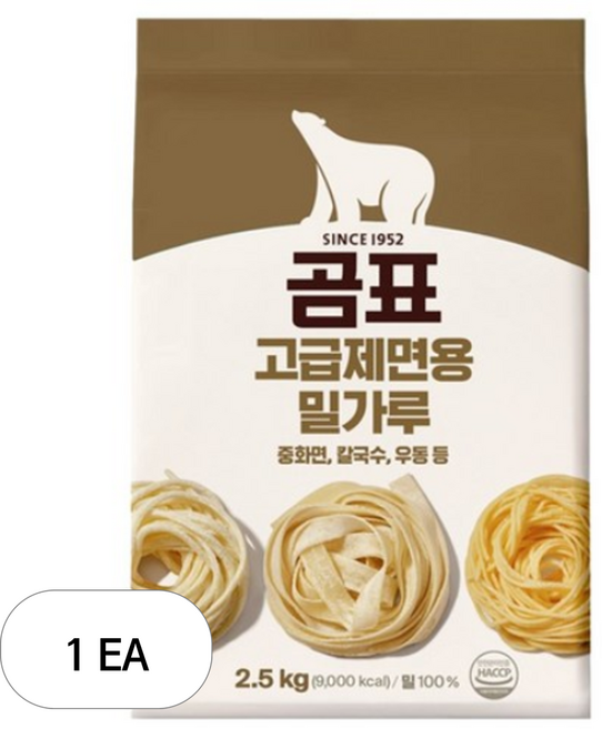 곰표 고급제면용 밀가루, 2.5kg, 1개
