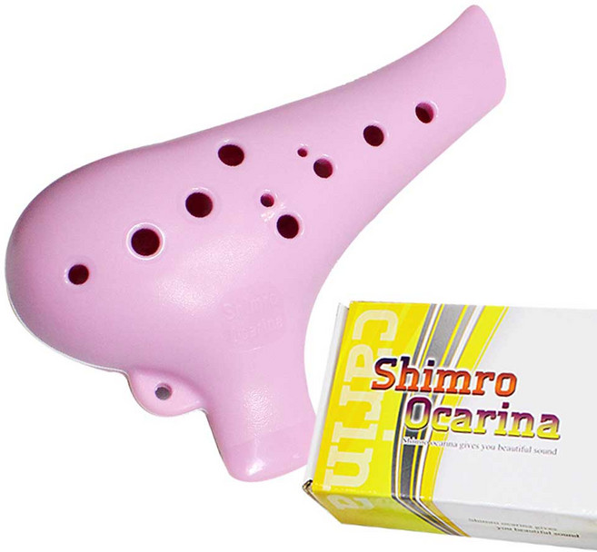 심로Shimro 교육용 오카리나 알토C AC (3가지 색상 택) 알토씨 ABS재질 국내생산, 핑크, 1개