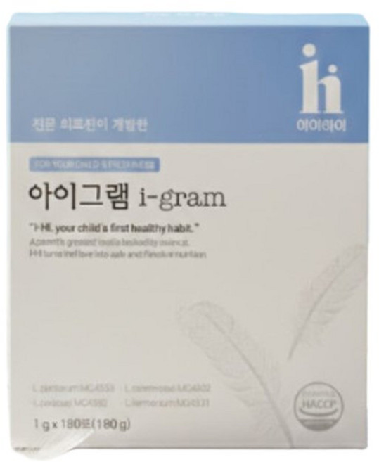 아이하이 아이그램 유산균 180포 대용량 1박스 (6개월분), 180정