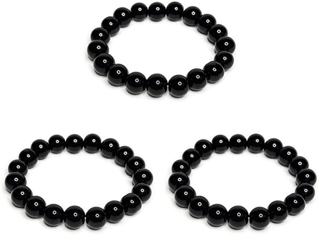 에코로버 호안흑주 염주 팔찌 3개 세트