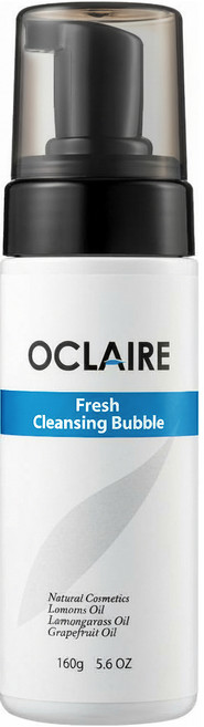 오끌레어 프레쉬 약산성 저자극 버블 폼클렌징, 1개, 160ml