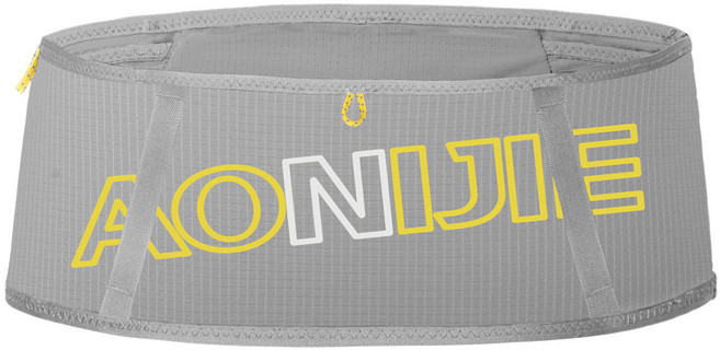 오니지 AONIJIE 플립벨트 런닝 레이스벨트 마라톤용품 클레버 H1, 그레이, 1개