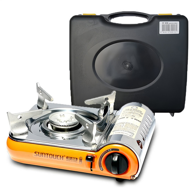 썬터치 초소형 미니 휴대용 가스렌지 + 케이스 세트, 혼합색상, 1개