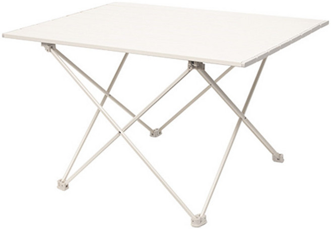 KOOLMAN(쿨맨) 알루미늄 경량 캠핑 테이블 아이보리, 알루미늄 경량테이블(XL) - 아이보리