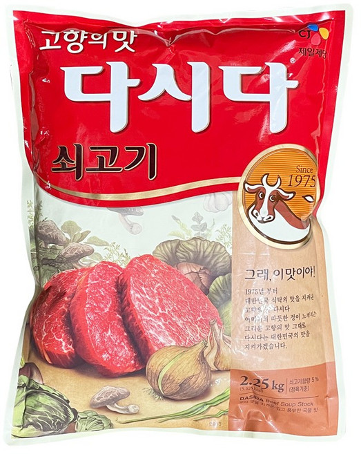 CJ제일제당 쇠고기 다시다, 2.25kg, 1개