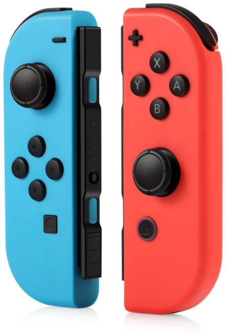 WAP 닌텐도 스위치 OLED 및 스위치2 호환 조이콘, 블루+레드, 1세트, HS-SW506