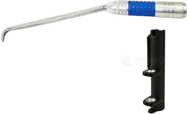 국산 철근결속핸들 8파이 300mm 900LA-30 알루미늄손잡이 철근결속기 갈고리 하카, 1개