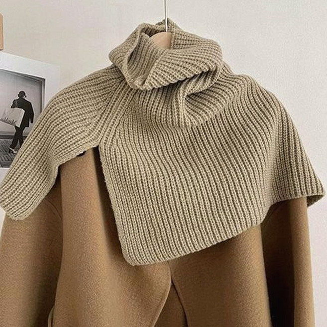 목까지 따뜻한 겨울 터틀넥 넥워머 보온 방한 부드러운 니트