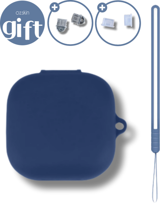 ozskin 샥즈 오픈핏 2 실리콘 케이스 T920, 블루, 1개