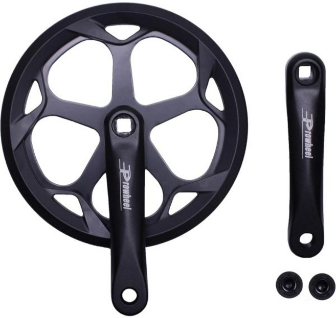 3볼트 직결식 크랭크셋 165mm 170mm 172.5 175mm 크랭크 암 좁은/넓은 체인링 40T 42T 54T 52T 50T 58T (Sr, 01 170mm, 08 48T Crankset