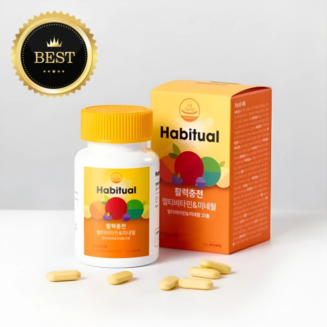 [정품] [MD/Pick] 데일리 활력충전 멀티비타민/미네랄, 2개, 60정 - 쿠팡