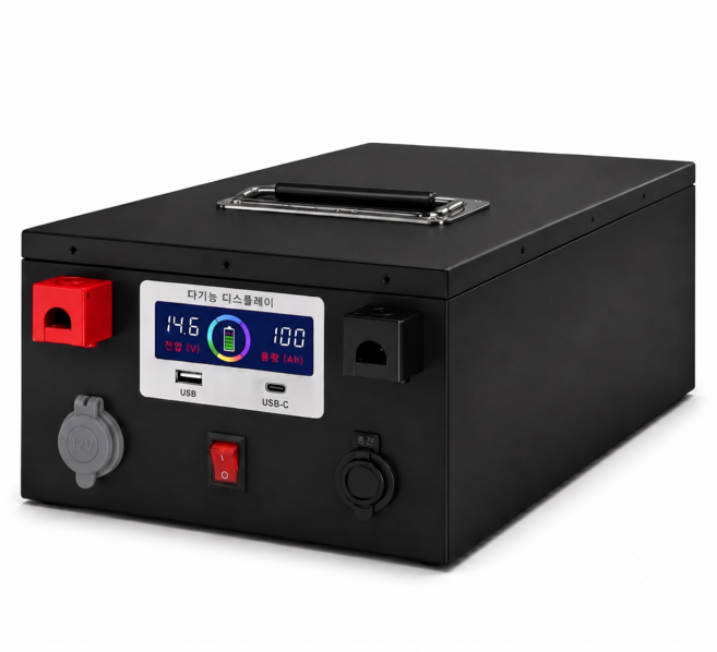인산철 배터리 12V 150AH 파워뱅크 캠핑 차박 밧데리 캠핑카, 12V 100AH+충전기, 1개