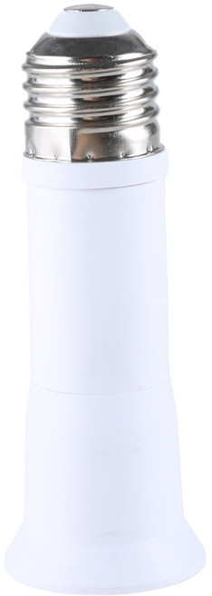 E27에서 E27 전구 소켓 연장 어댑터 11-13.50cm 길이 조절 가능, 그림과 같이, 1개
