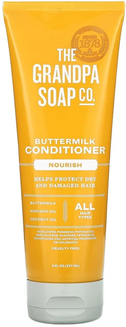 그랜파솝 컴퍼니 버터밀크 컨디셔너 영양 공급 모든 모발 타입용 237ml (8 fl oz) GDP-00855 - 쿠팡