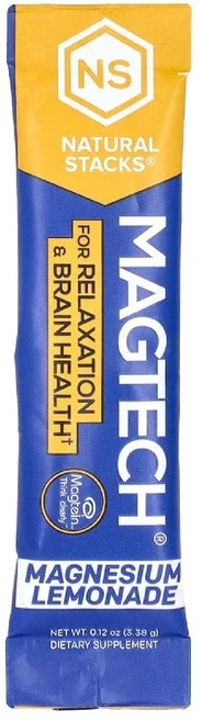 내추럴스택스 MagTech 마그네슘 레모네이드 스틱팩 Magnesium 20개 각3.38g, 1개 - 쿠팡
