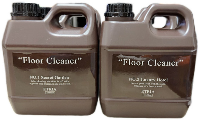ETRIA 地板清潔劑 NO.1 Secret Garden / NO.2 Luxury Hotel, 1個, 1.35L