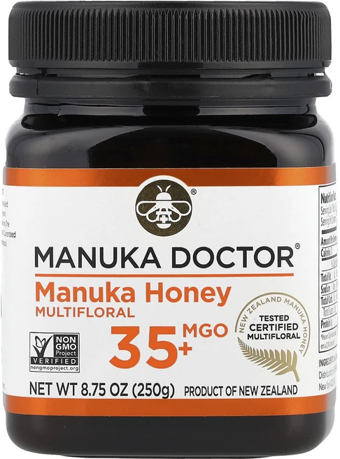 건강챙기세요 Manuka Doctor 마누카 잡화꿀 MGO 35+ 250g(8.75oz) 백살까지오래오래, ManukaDoctor마누카잡화꿀MGO35250g875 - 쿠팡