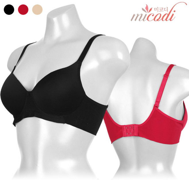 MD 고급 여성속옷 보정 심플 노와이어 몰드 브라 3004