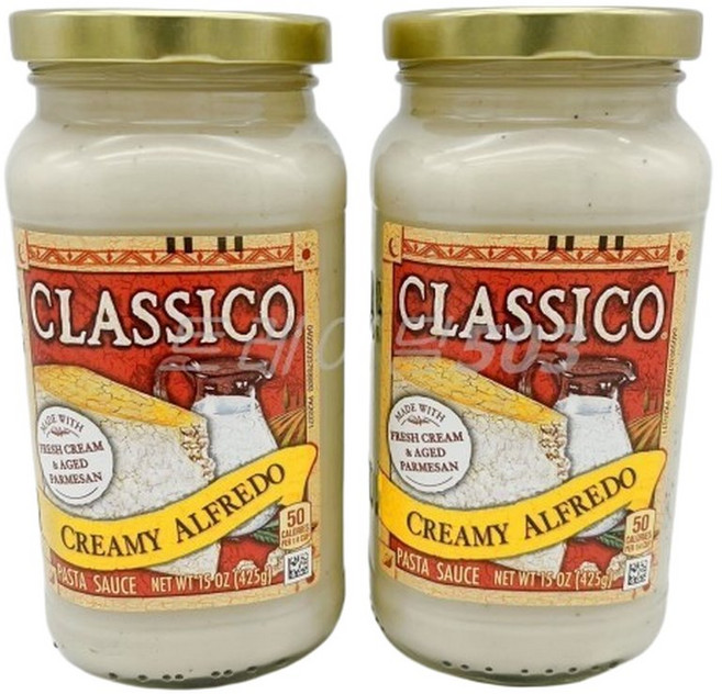 하인즈 클래시코 크리미 알프레도 파스타 소스 코스트코, 하인즈 클래시코 크리미 알프레도 파스타 소스 425g, 425g, 2개