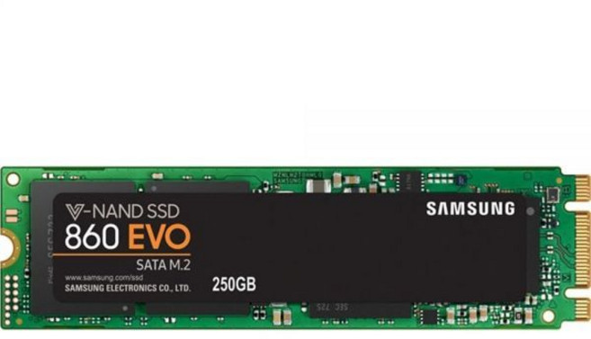 삼성 860 EVO SSD 1TB M2 SATA 내부 솔리드 스테이트 드라이브 VNAND 기술 MZN6E1T0BW, 250GB