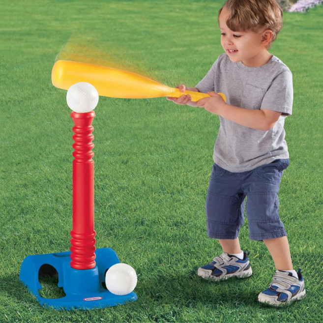 리틀타익스 야구 놀이 티볼 세트 642753 장난감 유아 야외 아동 스포츠, 1개