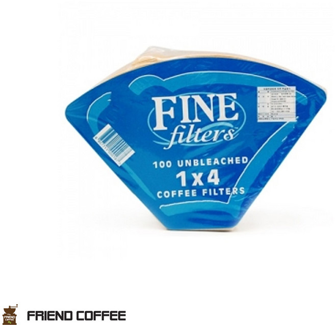 혜명몰 FINE 천연펄프 드립필터 5-6인용 100매 커피여과지, 1개