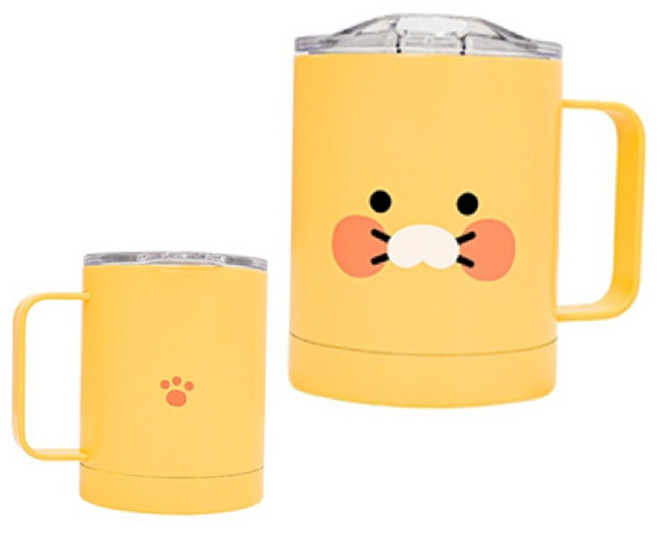 춘식이 스텐 컵텀블러 340ml 캠핑용컵